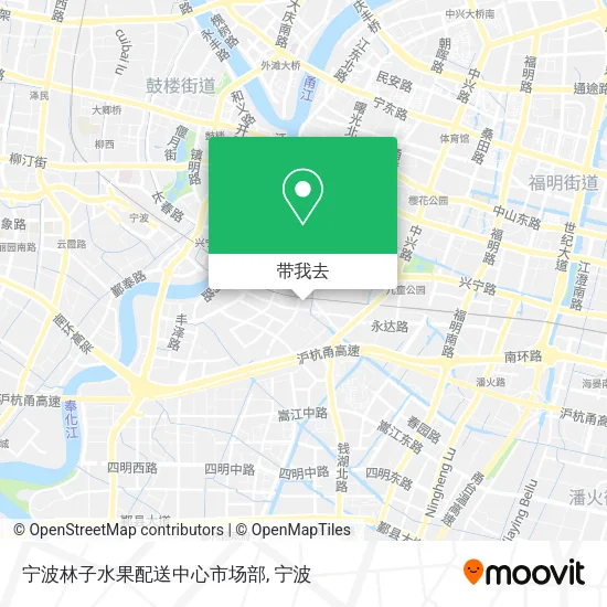 宁波林子水果配送中心市场部地图