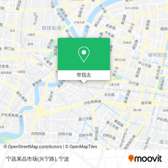 宁蔬果品市场(兴宁路)地图