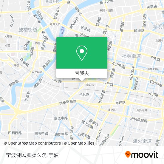 宁波健民肛肠医院地图