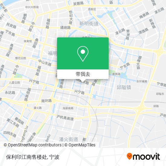 保利印江南售楼处地图