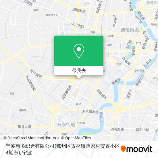 宁波惠多织造有限公司(鄞州区古林镇薛家村安置小区4期东)地图