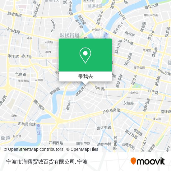 宁波市海曙贸城百货有限公司地图