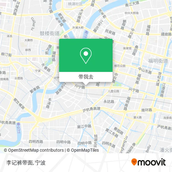 李记裤带面地图