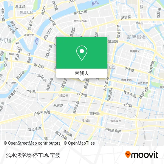 浅水湾浴场-停车场地图