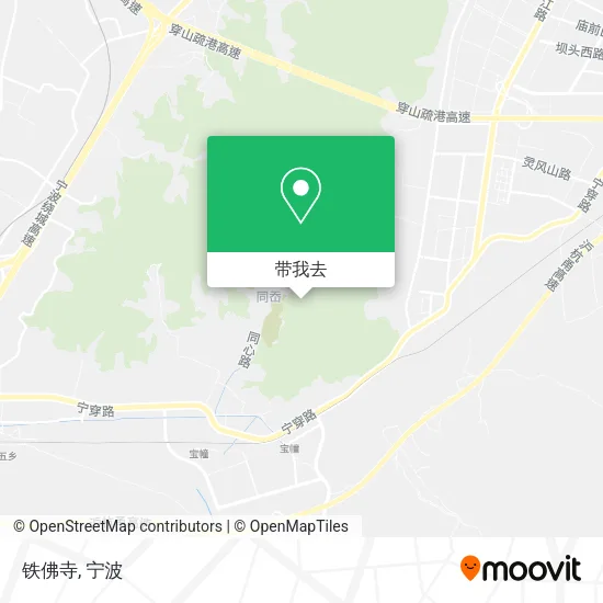 铁佛寺地图