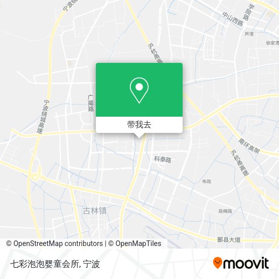 七彩泡泡婴童会所地图
