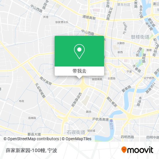 薛家新家园-100幢地图
