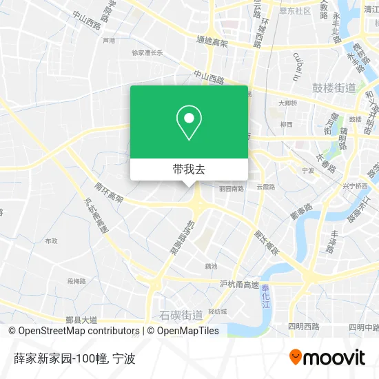 薛家新家园-100幢地图