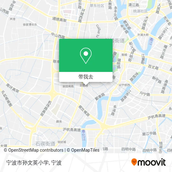 宁波市孙文英小学地图