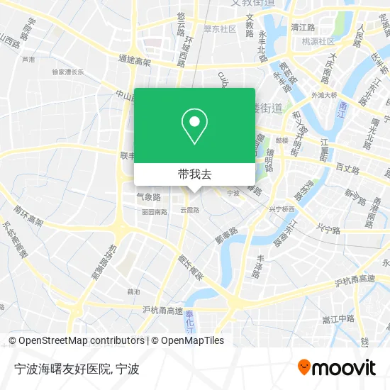 宁波海曙友好医院地图