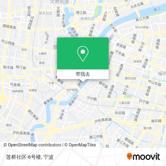 莲桥社区-6号楼地图