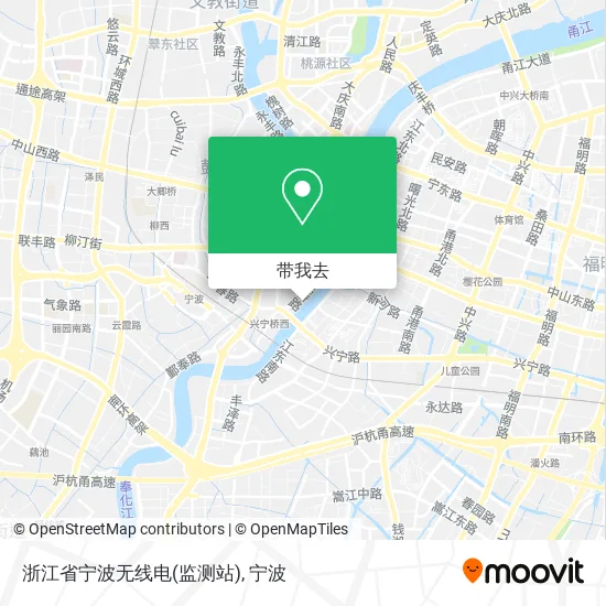 浙江省宁波无线电(监测站)地图