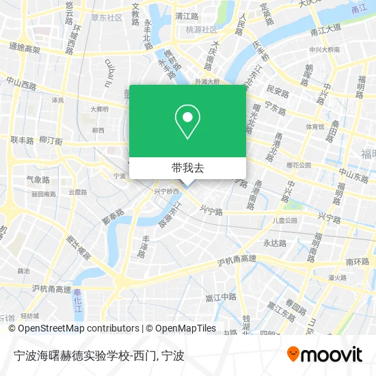 宁波海曙赫德实验学校-西门地图