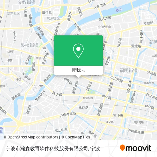 宁波市瀚森教育软件科技股份有限公司地图
