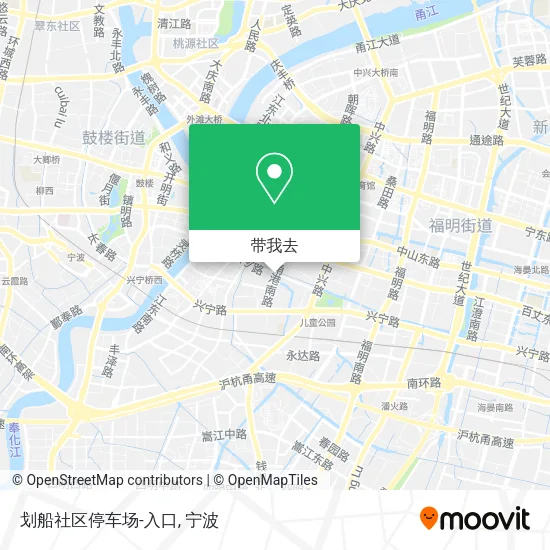 划船社区停车场-入口地图