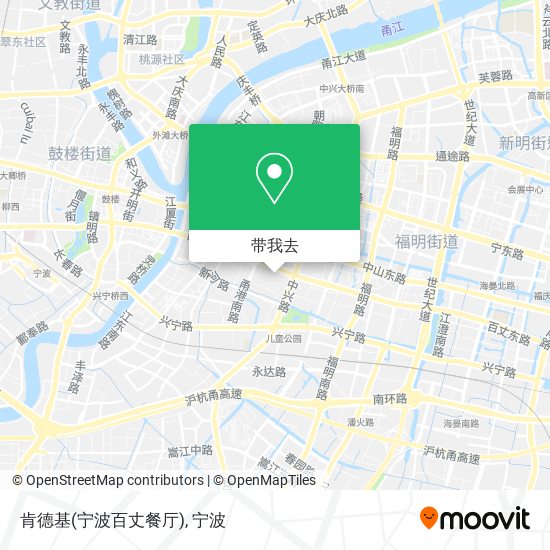 肯德基(宁波百丈餐厅)地图