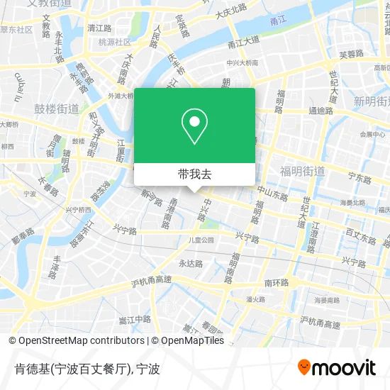 肯德基(宁波百丈餐厅)地图