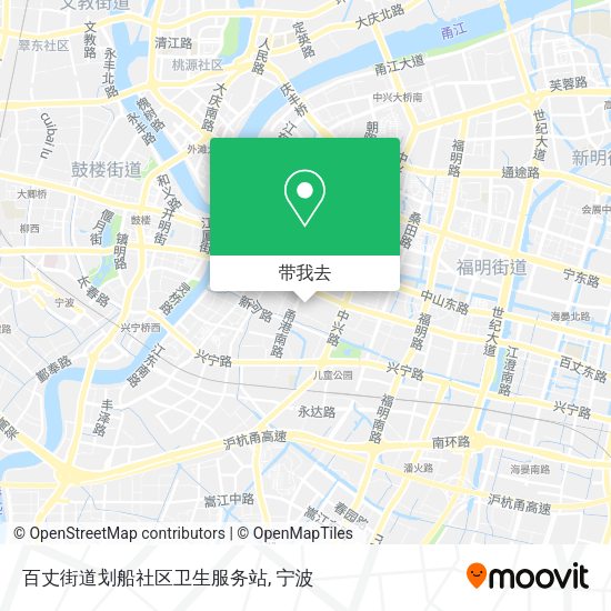 百丈街道划船社区卫生服务站地图