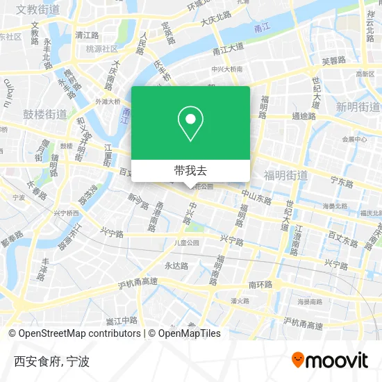 西安食府地图