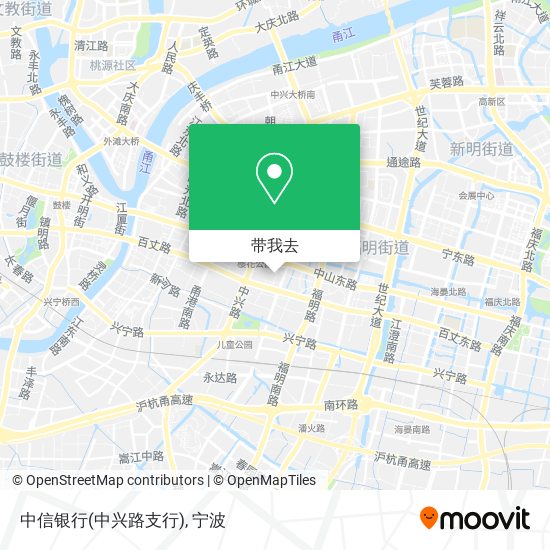 中信银行(中兴路支行)地图
