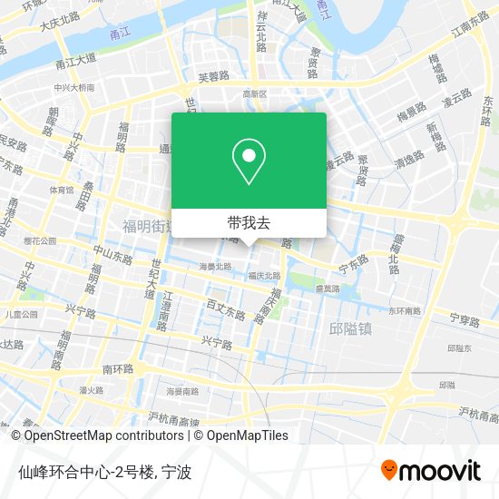 仙峰环合中心-2号楼地图