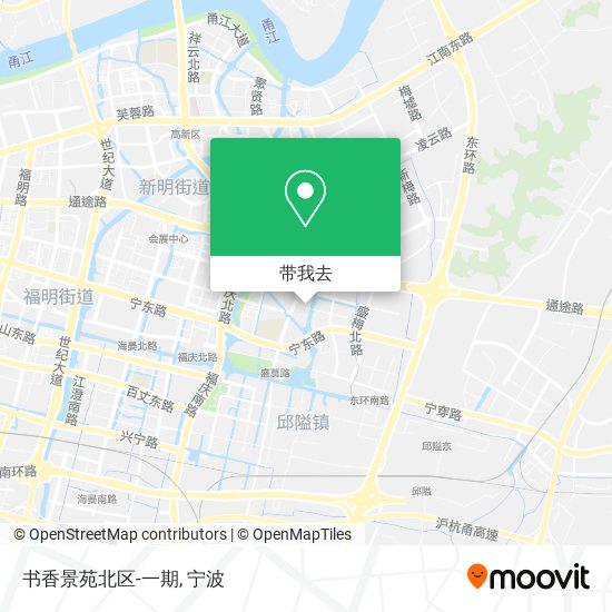书香景苑北区-一期地图