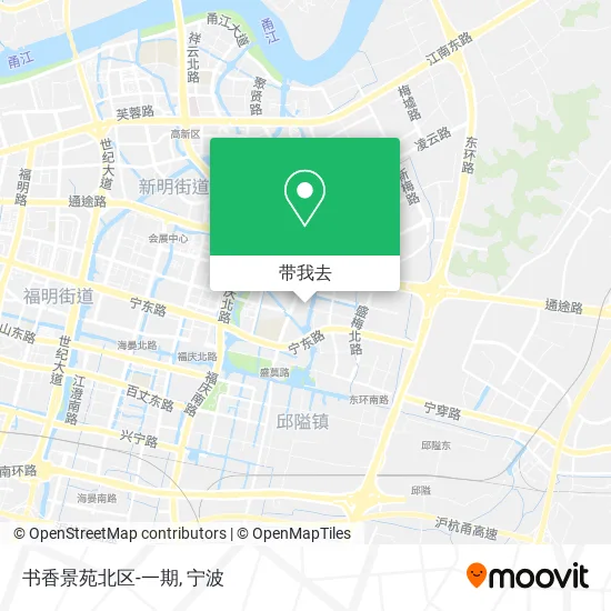书香景苑北区-一期地图