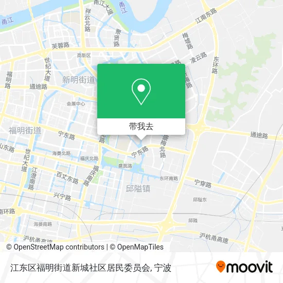 江东区福明街道新城社区居民委员会地图