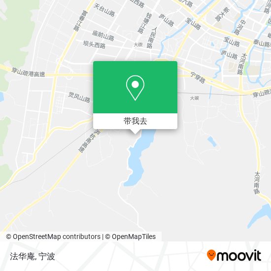 法华庵地图