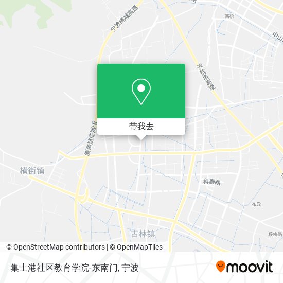 集士港社区教育学院-东南门地图