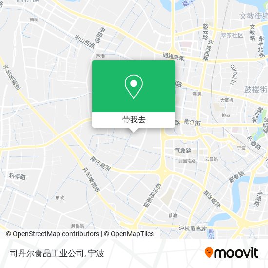 司丹尔食品工业公司地图