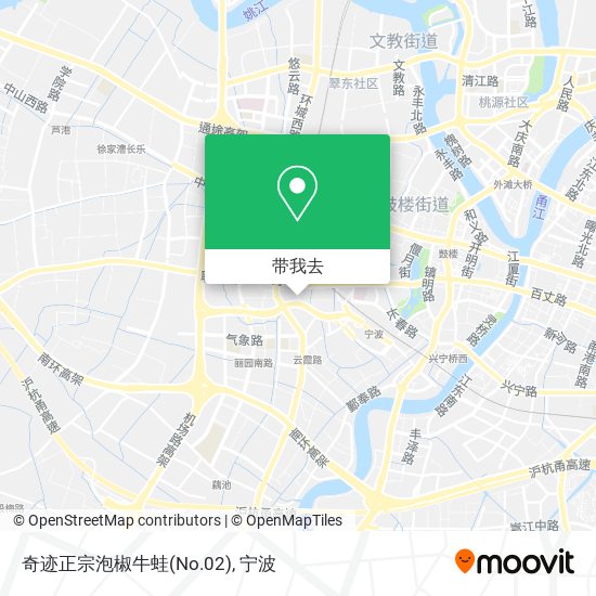 奇迹正宗泡椒牛蛙(No.02)地图
