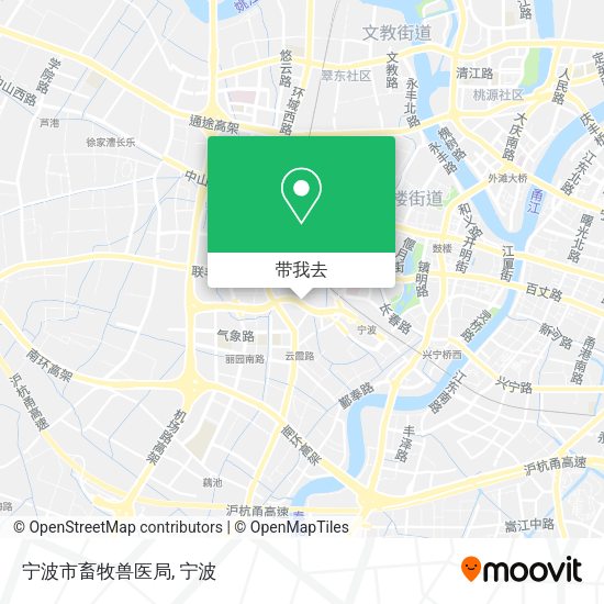 宁波市畜牧兽医局地图