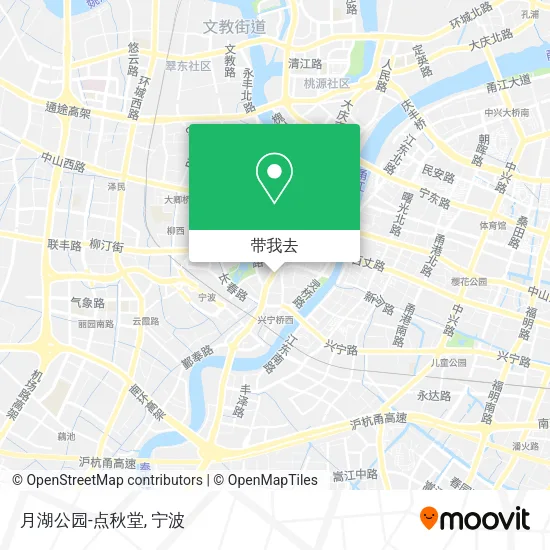 月湖公园-点秋堂地图