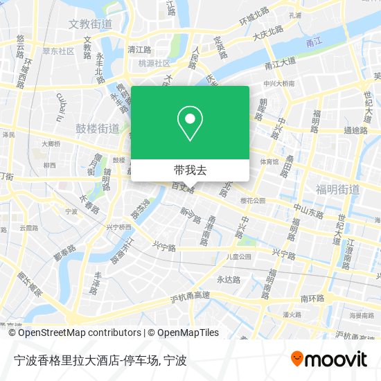 宁波香格里拉大酒店-停车场地图