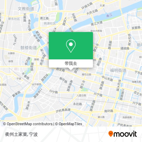 衢州土家菜地图