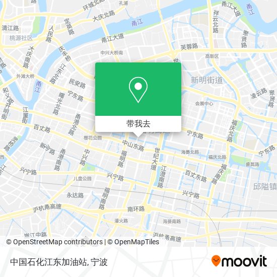 中国石化江东加油站地图