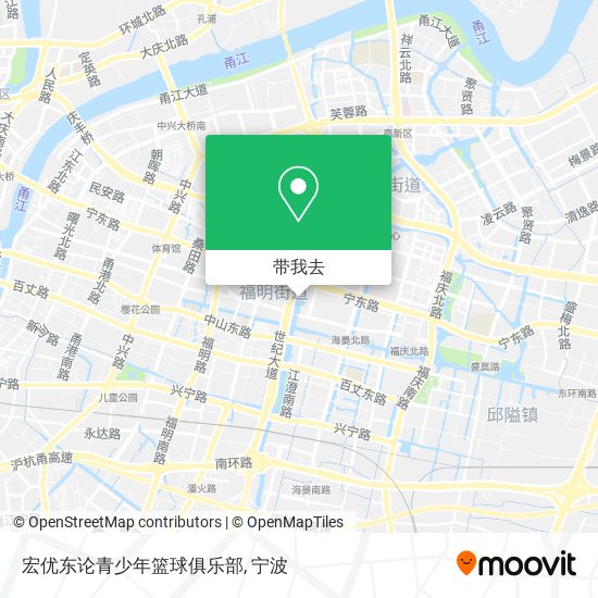 宏优东论青少年篮球俱乐部地图