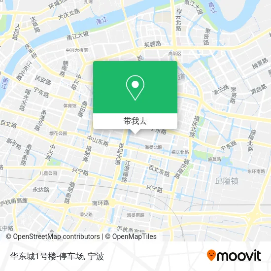 华东城1号楼-停车场地图