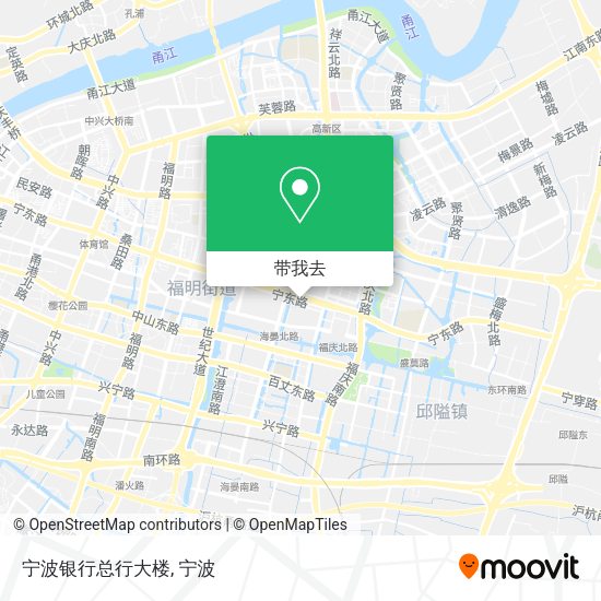 宁波银行总行大楼地图