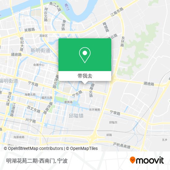 明湖花苑二期-西南门地图