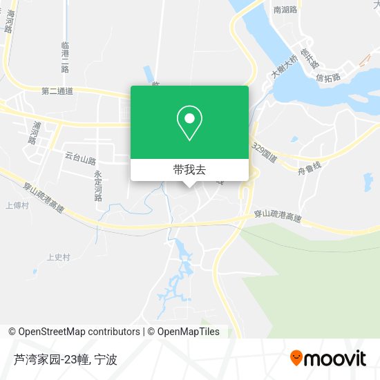芦湾家园-23幢地图