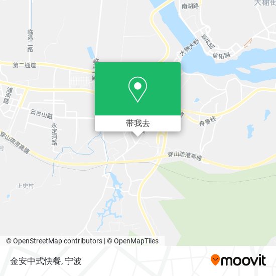 金安中式快餐地图