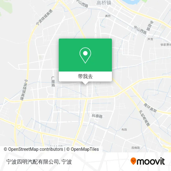 宁波四明汽配有限公司地图
