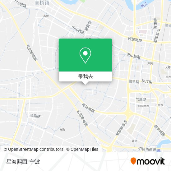 星海熙园地图