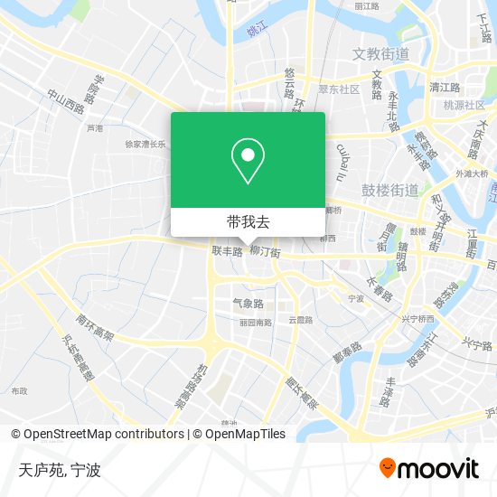 天庐苑地图
