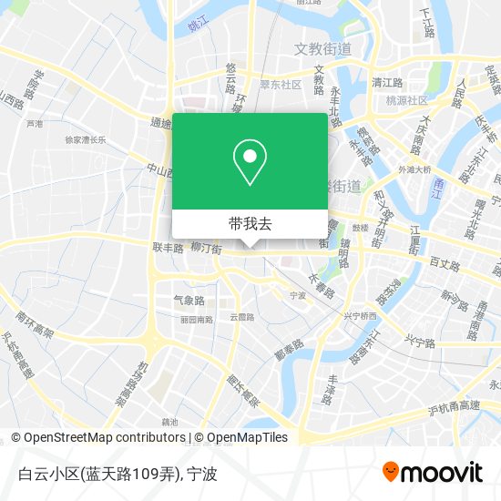 白云小区(蓝天路109弄)地图