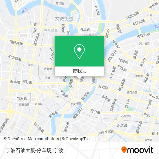 宁波石油大厦-停车场地图