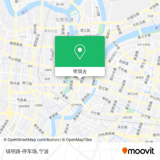 镇明路-停车场地图