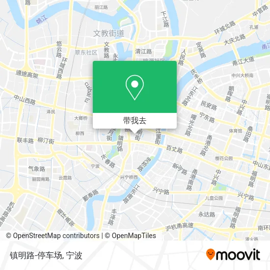镇明路-停车场地图